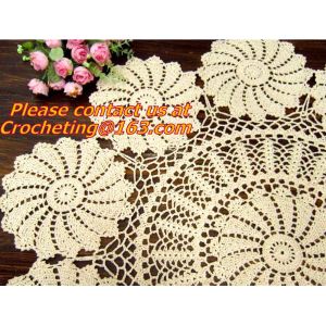 Handmade Table Cloth Crochet Table Runner Dining Party Tablecloth Lace