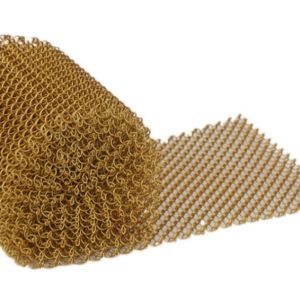 Architectural Aluminum Mesh Coil Drapery for Partition Curtain Divider