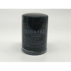 Black 1230A182 Car Oil Filters For Toyota Lubrication System
