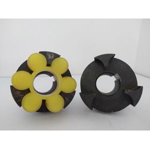 ML8 S200 Steel Flexible Jaw Coupling / Rotex Shaft Coupling Standard