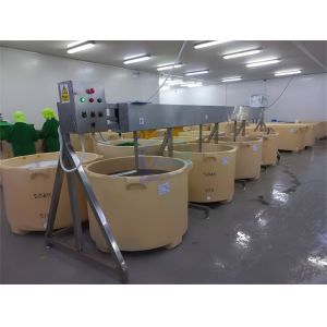 Anti Corrosion Soaking Machine Practical 1.1KW For Seafood Processing