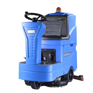 China D8 Ride On Floor Scrubber Dryer With Dual Brushes For Cleaning Large Site on sale