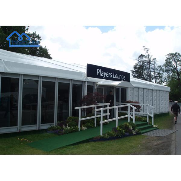 Big Customized Outdoor Aluminum Alloy Wedding Party Tent With Soft PVC Walls For Sale