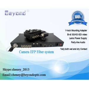 Cheap Anton bauer battery mounting EFP fibre HD-SDI to video production with Base station for 48V power supply for sale