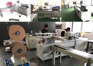 China Double ring wire binding machine with hole punching function PBW580 on sale