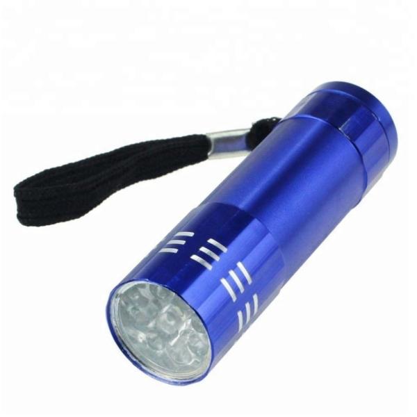 Quality Outdoor LED Emergency Flashlight Camping Lamp Customized Aluminum Mini Torch 9 LED wholesale