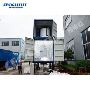 Bitzer Compressor Portable Snow Skiing Ice Maker Container Design for Super