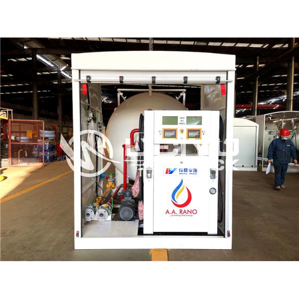 NNPC 5MT 10000L LPG Gas Storage Tanker With Cylinder Filling Dispenser