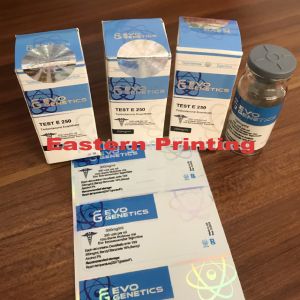 Dia 2cm Laser Stamped 10ml Hologram Glass Vial Labels