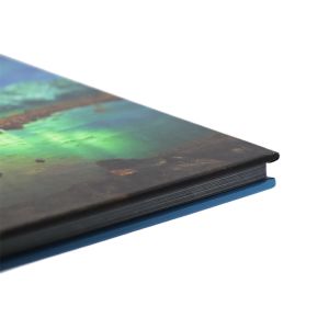 A3 Eco Friendly Silver Hot Stamp Coffee Table Book Printing Of Scenery