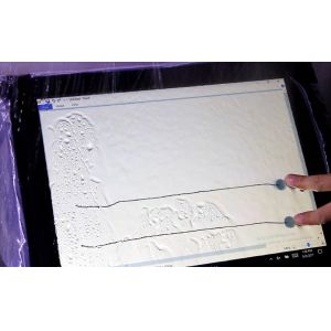 19.5" Waterproof Touch Panel with 3mm Cover Glass for Industrial Touch Monitor