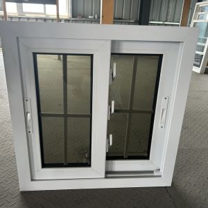 Hurricane Impact Double Glazed Pvc Profile UPVC Sliding Windows With Impact