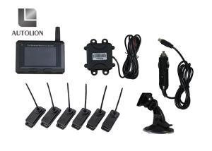 Cheap Strap On 24V Automatic Tire Pressure Monitoring System With Car Alarm Digital 6 Internal Sensors for sale