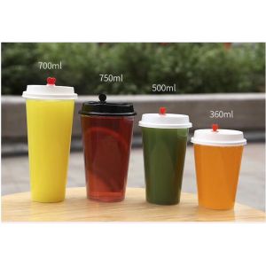 Custom Personalized Plastic Cups 3D Lenticular Printing For milk tea