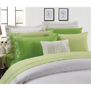 Chakras Energetic Sheet Set 6pcs Polyester Cotton Bedding Set with Embroidery