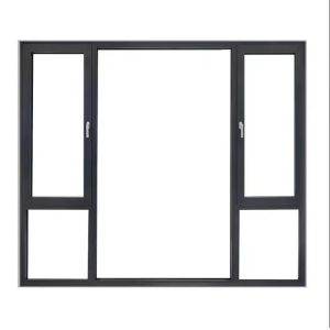 Housing Project Aluminum Alloy Broken Bridge Casement Windows with Folding