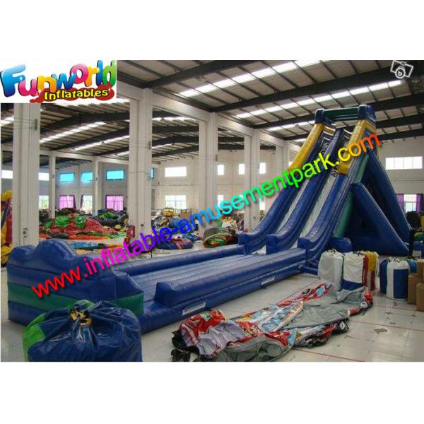 Quality CE / UL Double Lanes Giant Inflatable Slide Commercial Grade wholesale