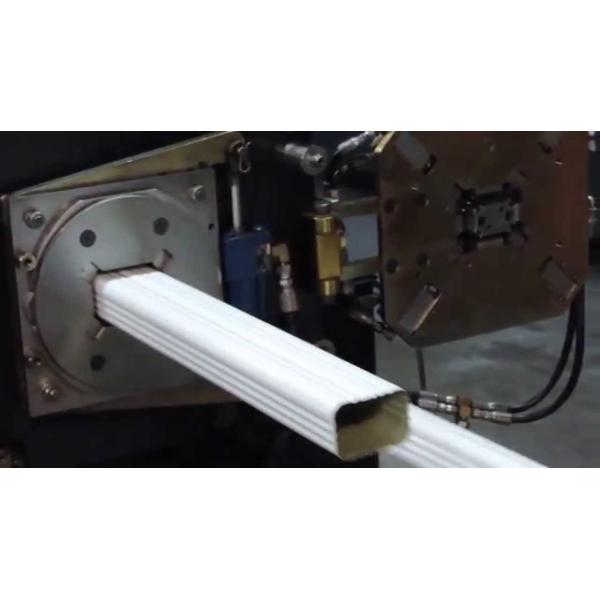 Chain Drive Square Downspout Pipe Roll Forming Equipment High Speed 6-12m/min