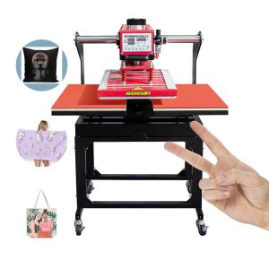 Pneumatic 40x60cm Sublimation Heat Press Transfer Machine Double Station For T