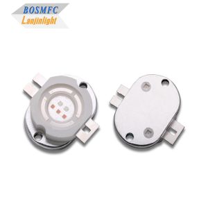 High-power LED Red+blue dual color 5W integrated LED light source for spectral