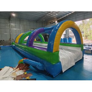 OEM/ODM Commercial Inflatable Water Slides Inflatable Water Slip With Pool