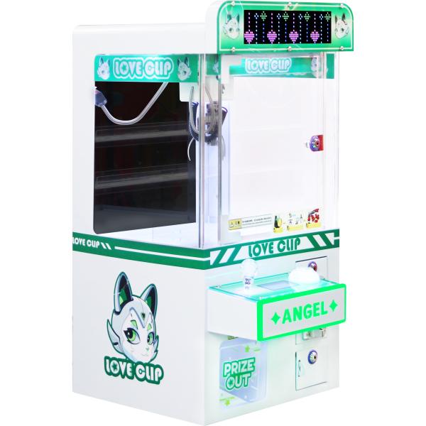 Coin-Operated LED Light Mini Claw Machine Hardware Cabinet Plush Toy Game