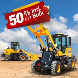 Compact Boom Loader Mini Radlader Cargador 2 Ton 1.5ton 1.2 Ton 1ton Mini Front