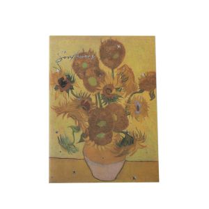 Paper Notebook featuring Vincent Van Gogh Motivation Three-Dimensional Oil