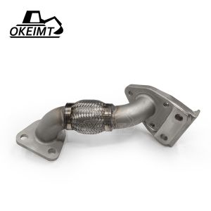 OKEIMT Excavator Engine Parts EGR Connecting Pipe P11C SK460-8