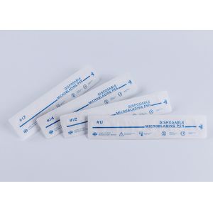 EO Gas Sterilized Manual Eyebrow Tattoo Pen Blister Packing / Microblading Hand