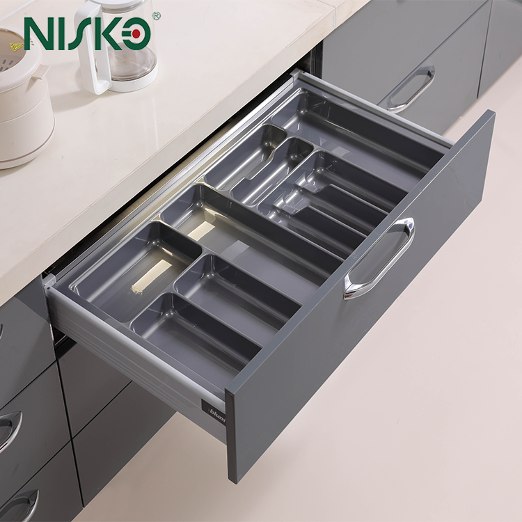 Kitchen Silverware Storage Cutlery Tray Box Utensil Drawer Insert For Forks