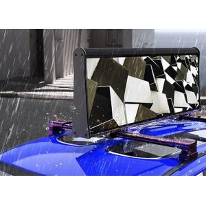 Seamless P4 Full Color Remote Control With WIFI Smart Led Car Sign IP65