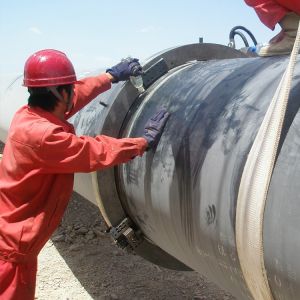 Split Frame Pipe Cold Cutting And Beveling Machine Pnuematic Cutter