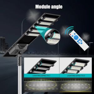 Lens Adjustable Solar Powered Street Lights 180lm/w - 200lm/w Aluminium Solar
