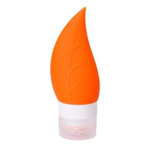 Leaf Shaped Leak Proof Travel Bottles Wide Mouth Design Easy To Fill