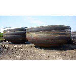 Welding Connection Carbon Steel Elliptical Tank Head Dished End Making as per