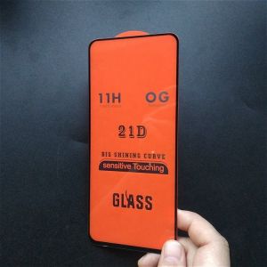 21D Tempered Glass Phone Protector , Anti Scratch High Clear Bubble Free Screen