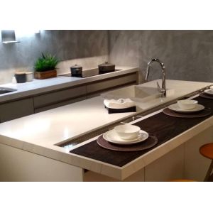 Scratch Resist Honed Black Quartz Countertops Polished Surfaces Finished