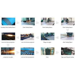 Professional IG Insulating Glass Production Line For Truseal Spacer , 5 Pairs