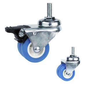 PVC 198lbs Loading 50mm Light Duty Casters For Washing Machines
