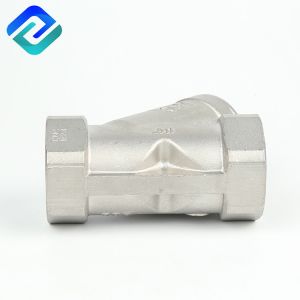 Manual CF8 Filter Y Strainer Flange Type Npt Water Pipe Thread