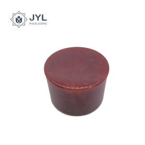 Round Resin Perfume Marble Cap For Glass Bottle 20g-80g Anti Aging