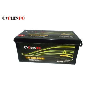 12v 200ah Deep Cycle Marine Battery , Lithium Batteries For Boats 2000 Cycle