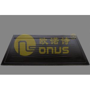 Black Lab Countertops With Molded Grain Grooves For Laboratory Work Bench