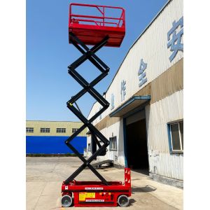 Mini Electric Aerial Work Platform 6m 8m 10m Self Propelled Crawler Hydraulic