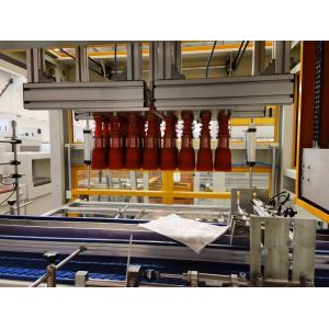 Air Supply 5-6kg/cm2 Function Small Boxes Case Packer Machine for Packing