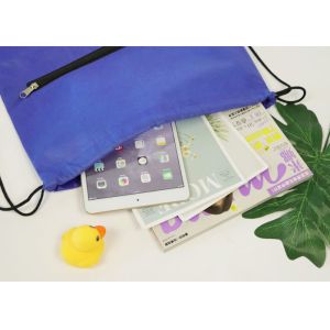 Recyclable Non Woven Backpack Drawstring Design Strong Air Permeability