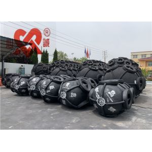 Natural Rubber Yokohama Floating Pneumatic Fender 80Kpa High Energy Absorption