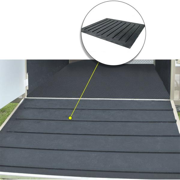 Quality Wide Ribbed Pattern Ramp Agricultural Rubber Matting And Safety Surfacing wholesale