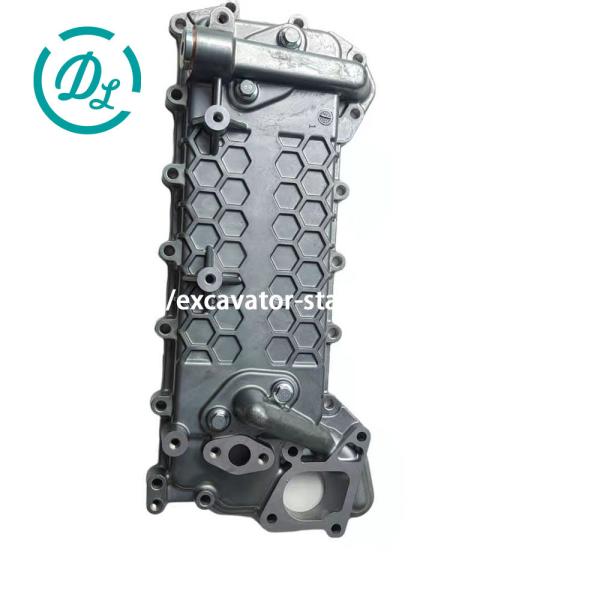 Quality EexcavaStart ISUZU 4HK1 Engine Oil Cooler Side Cover 8-98085312-0 8-98385201-0 wholesale